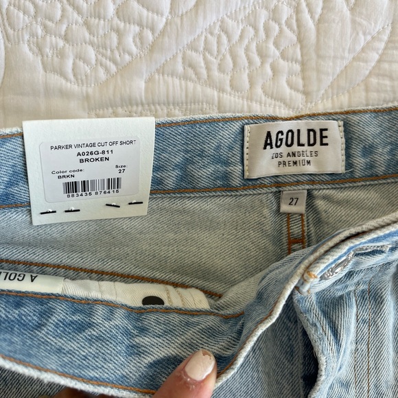 Agolde cut Jean shorts - Picture 3 of 4